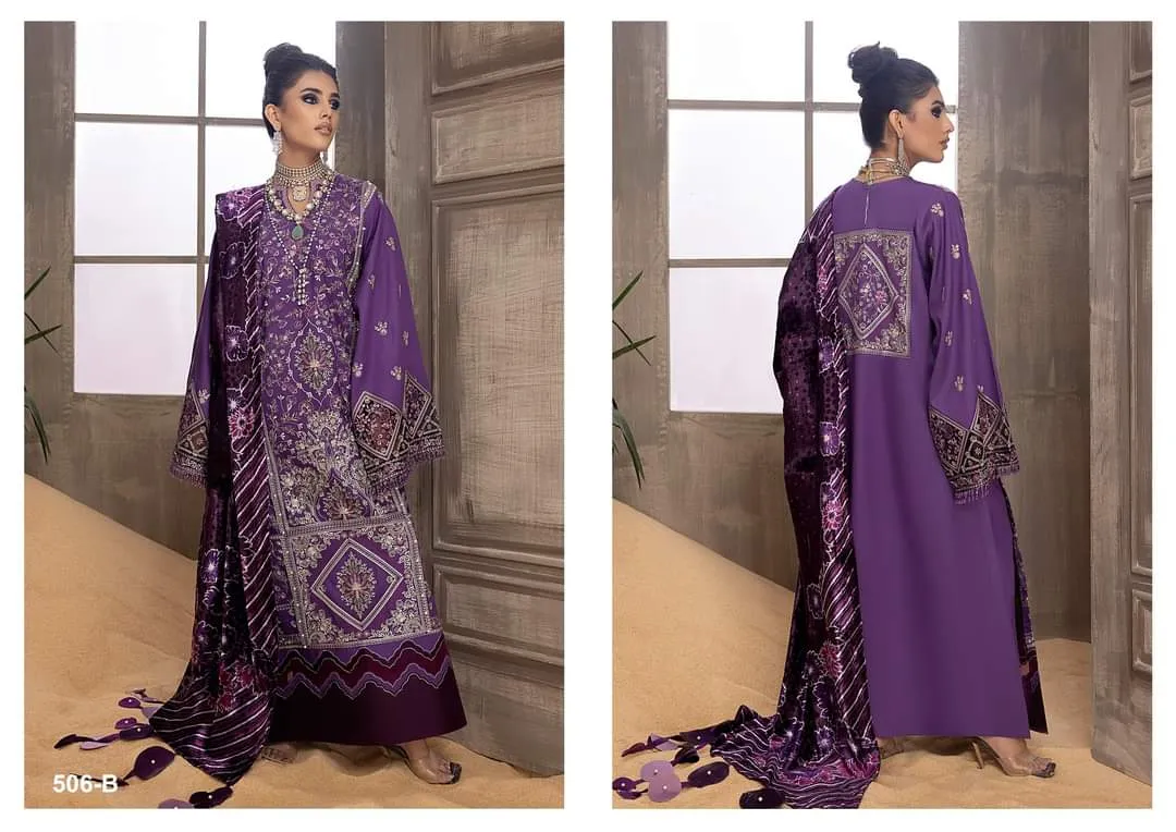 06B -  BIN ILYAS SERENE WINTER COLLECTION