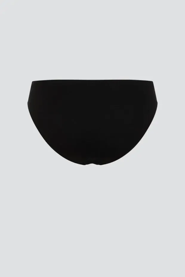 100% Black Fair-trade Organic Cotton Mini Panty by Comazo