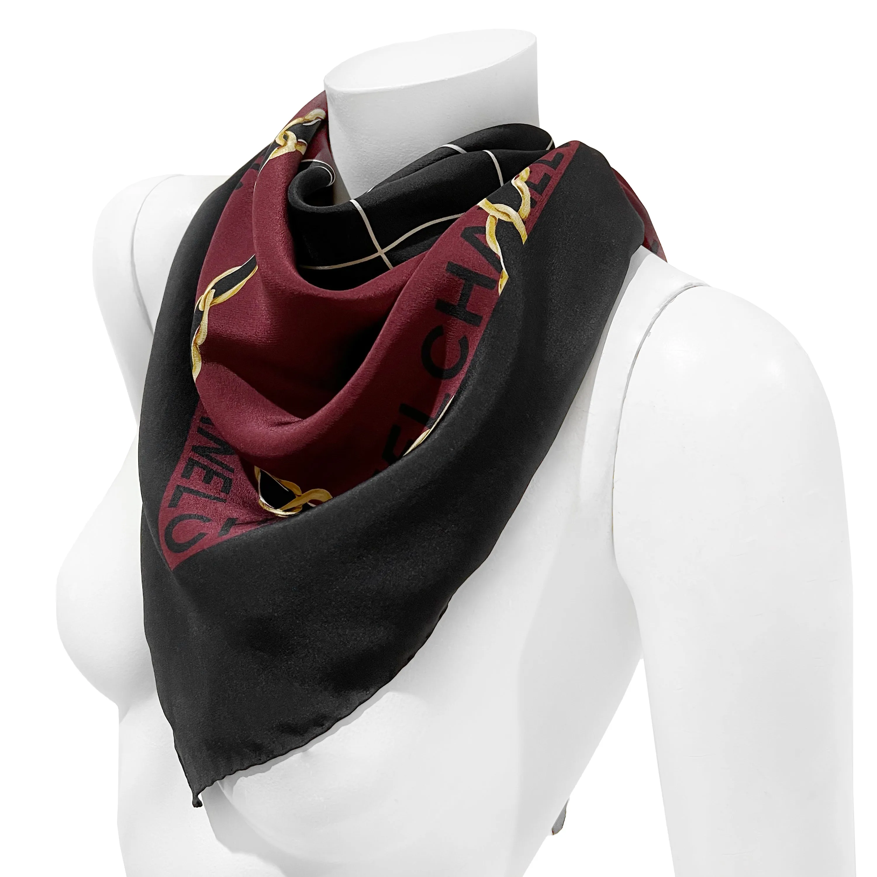 2019 Silk Handbag Print Scarf