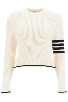 4-bar virgin wool sweater