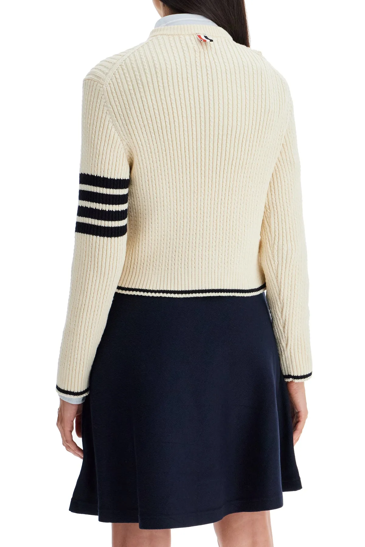 4-bar virgin wool sweater