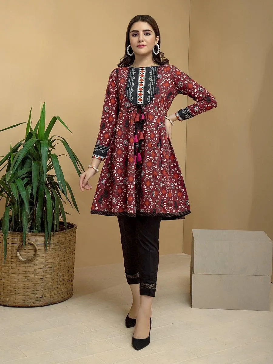 ACE Galleria Digital Printed Unstitched 1 Piece Khaddar Shirt ACE 12177