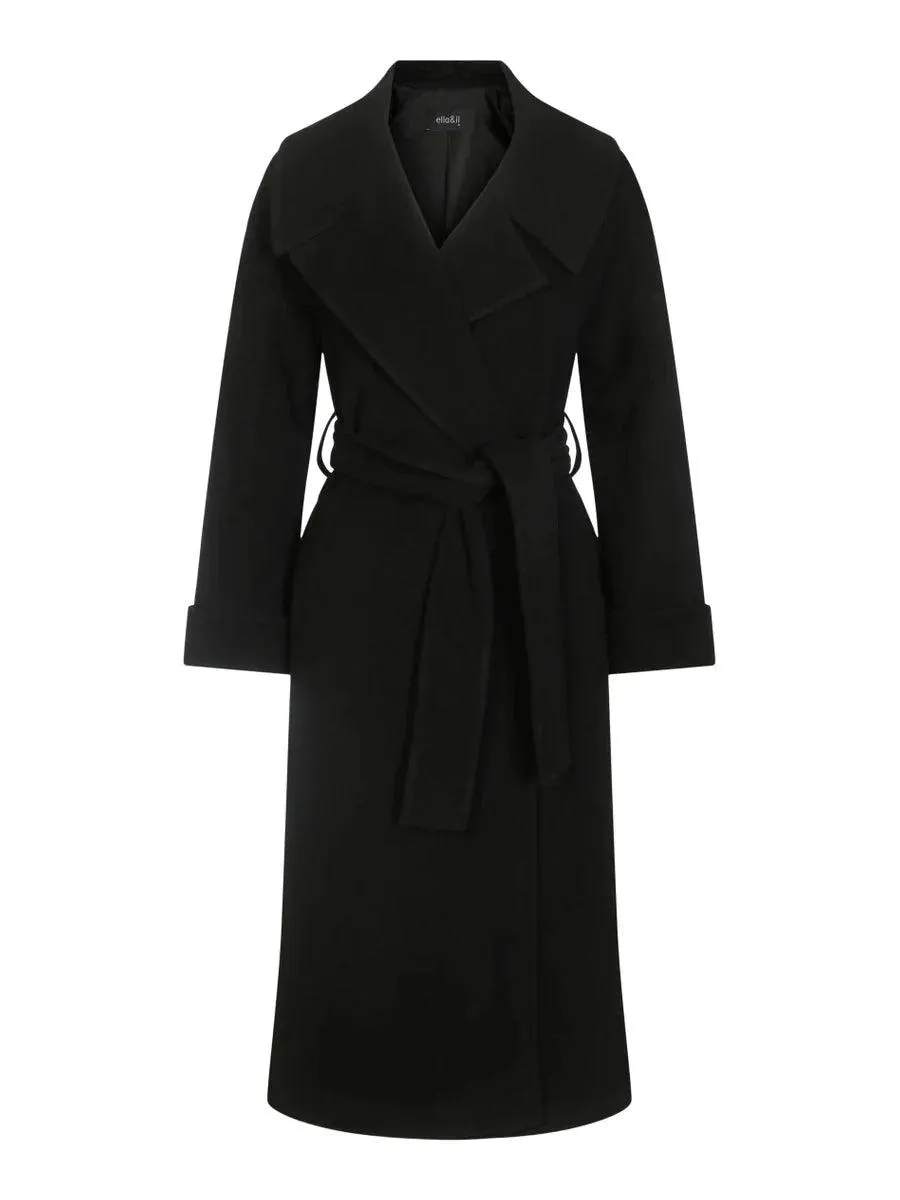 Adele Coat Black