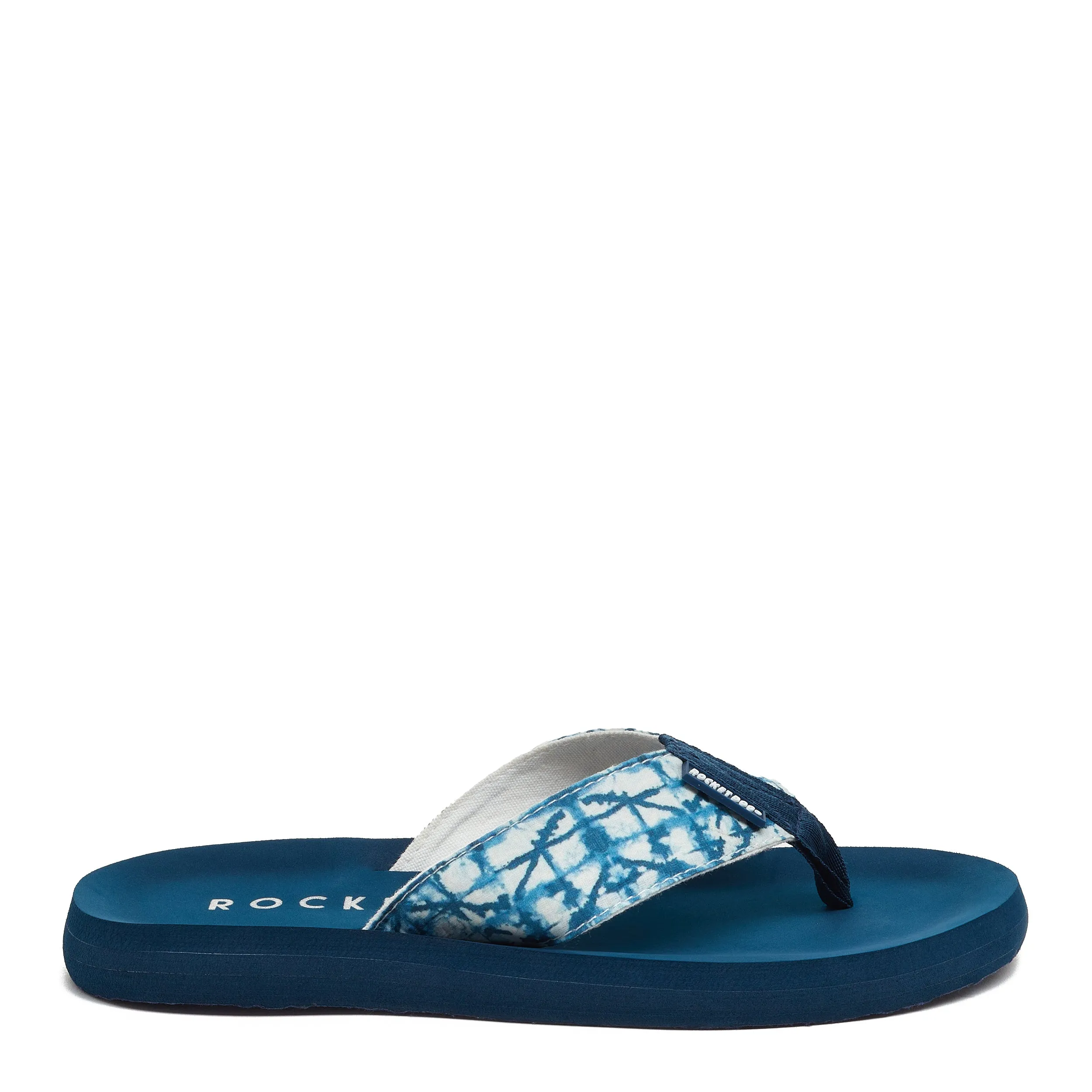 Adios Blue Tie Dye Flip-Flops