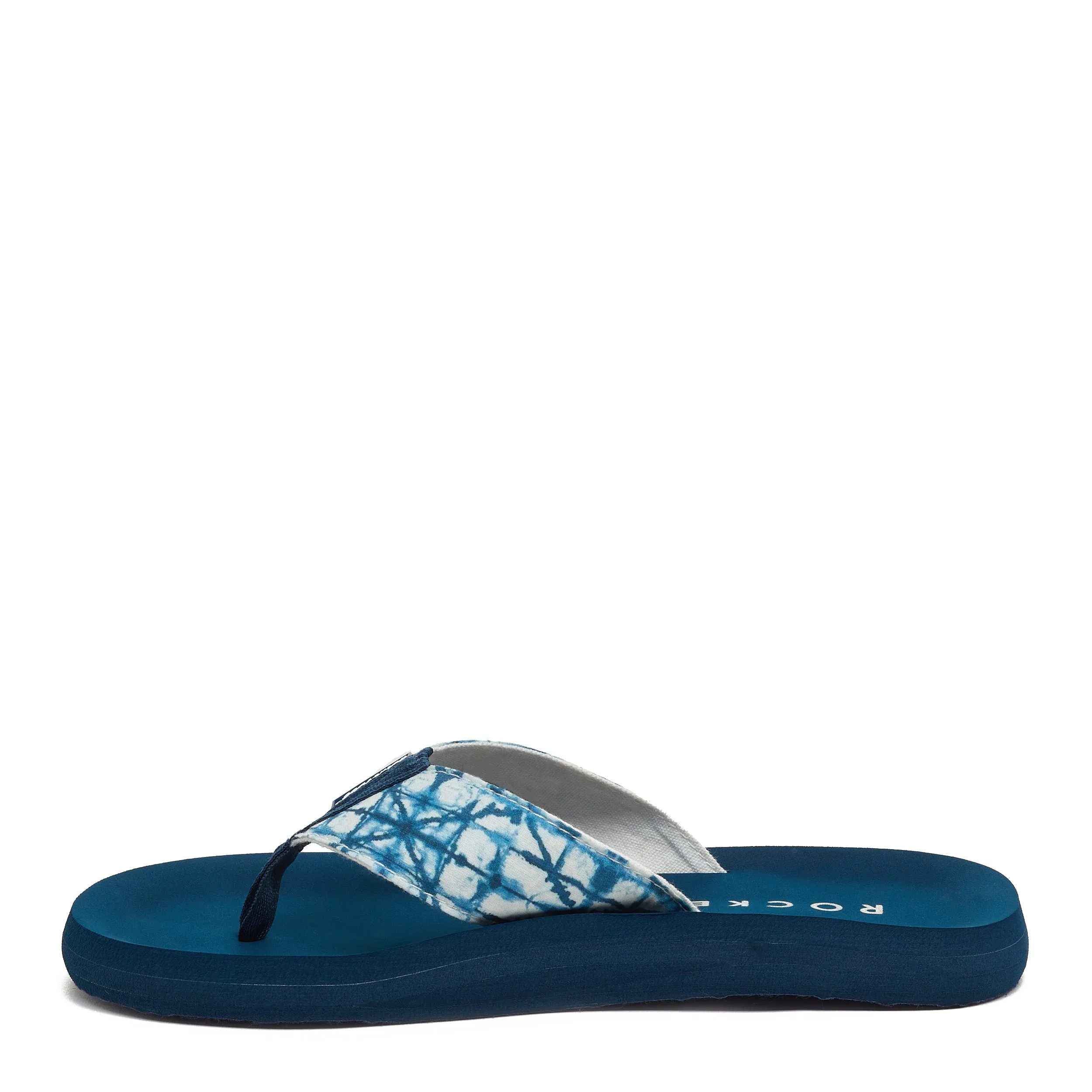 Adios Blue Tie Dye Flip-Flops