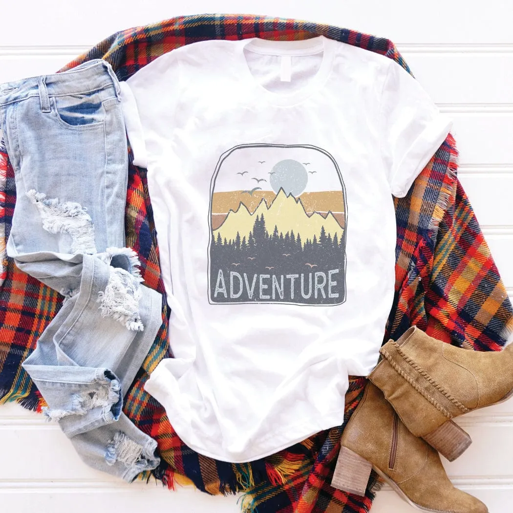 Adventure Mountain Outdoors Graphic T-Shirt - NA158