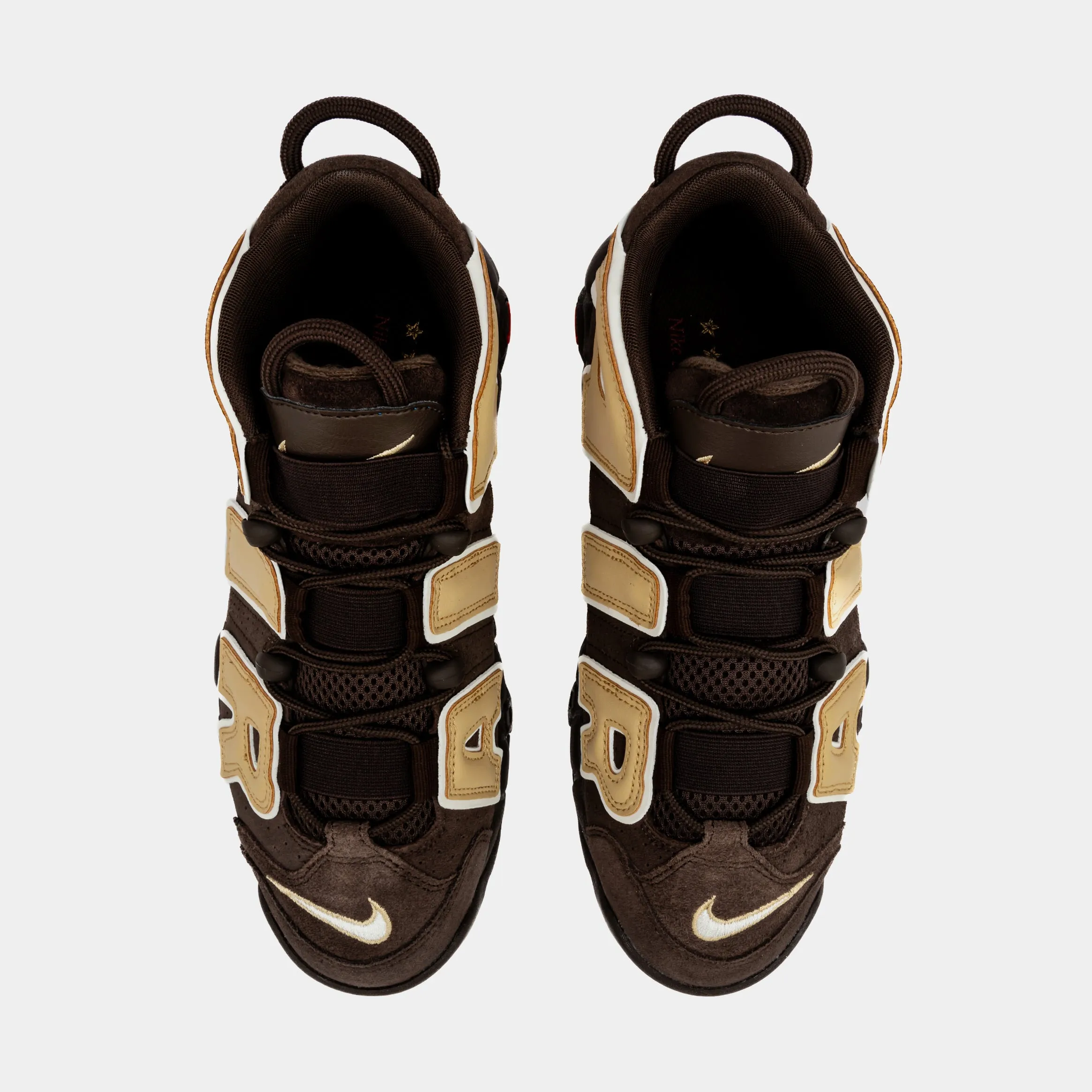 Air More Uptempo Baroque Brown Mens Lifestyle Shoes ( Baroque Brown/Sesame/Pale Ivory)