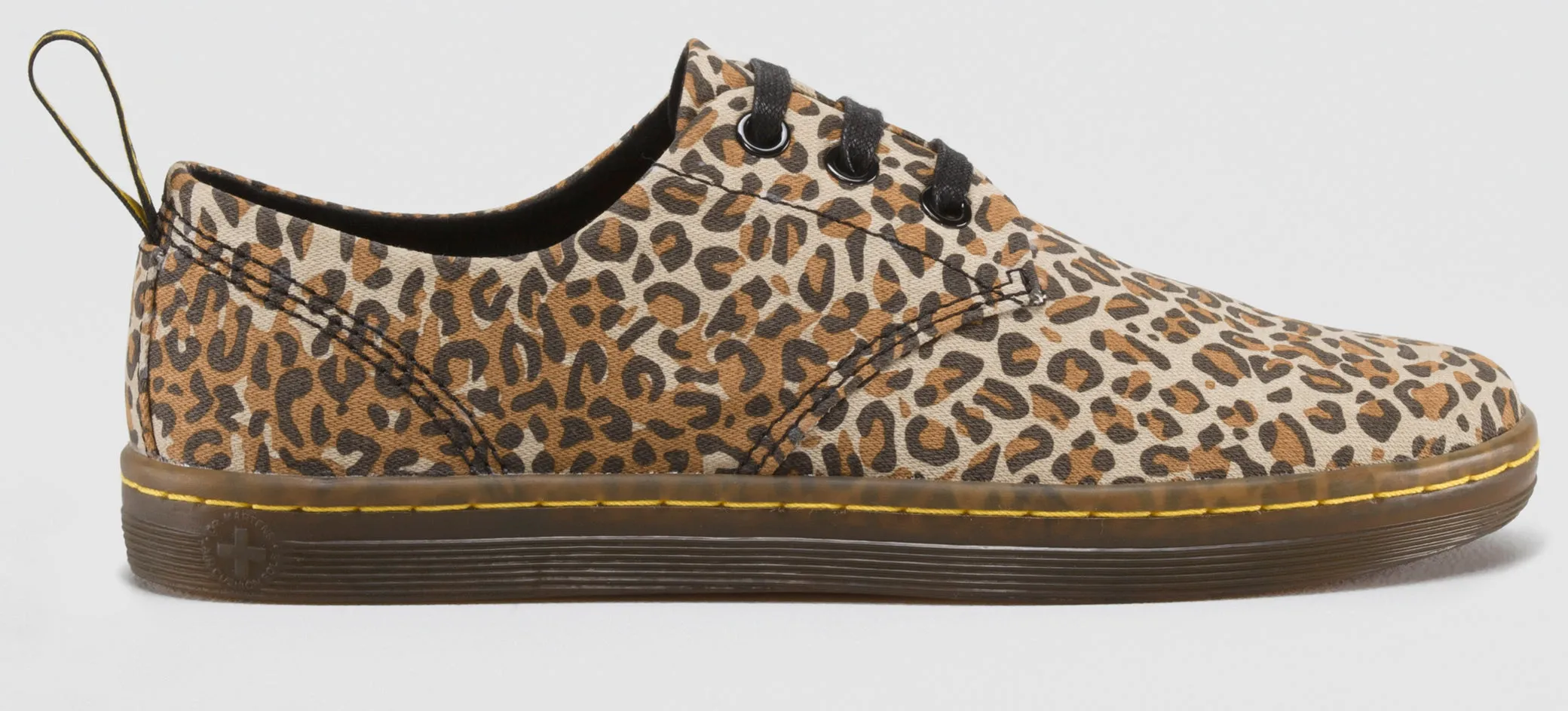 ALDGATE LEOPARD FINE CANVAS SHOE