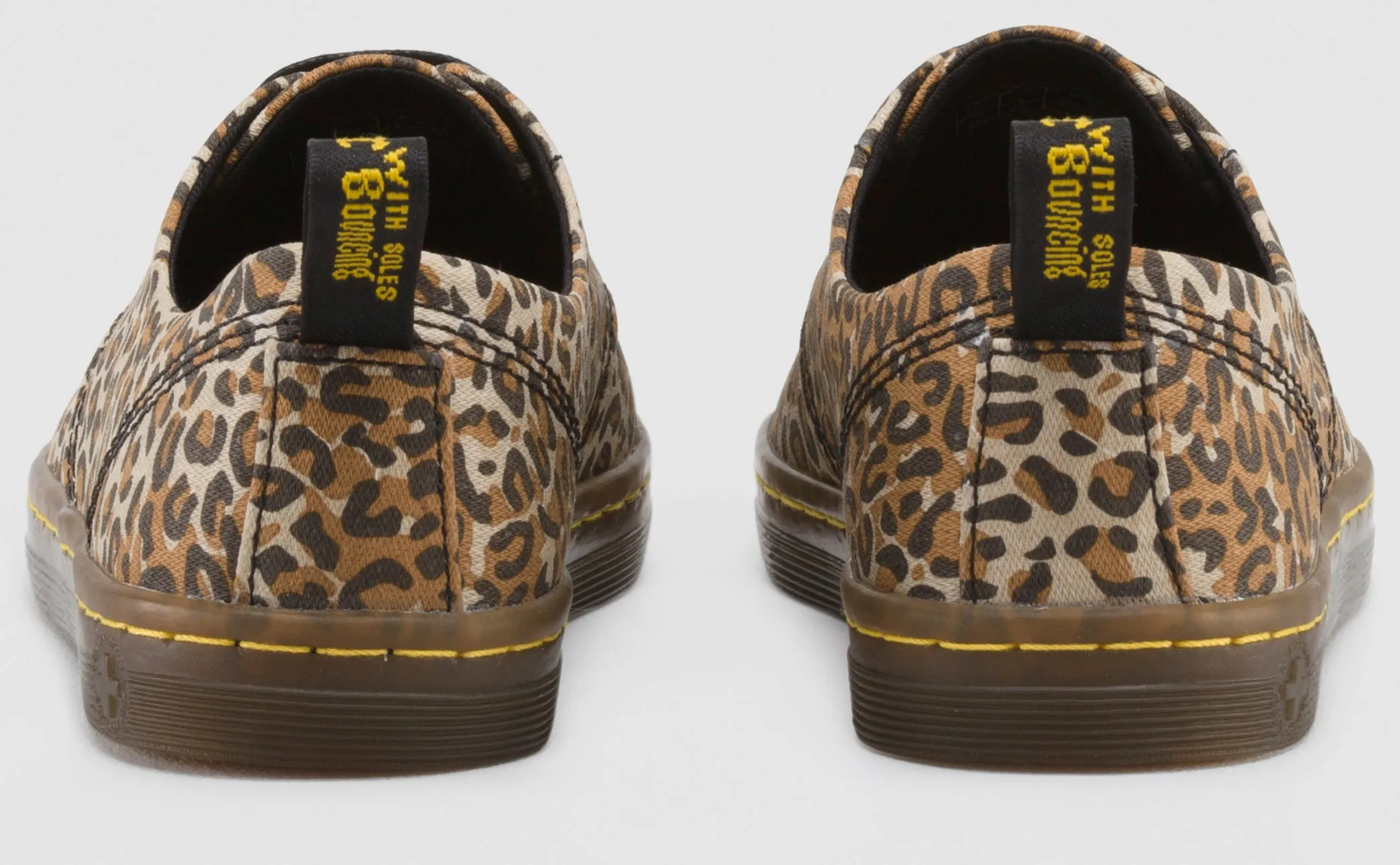 ALDGATE LEOPARD FINE CANVAS SHOE