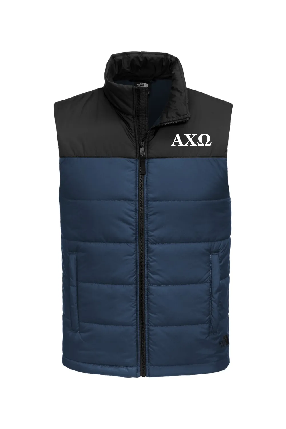 Alpha Chi Omega - North Face Everyday Insulated Vest - White Embroidered Letters