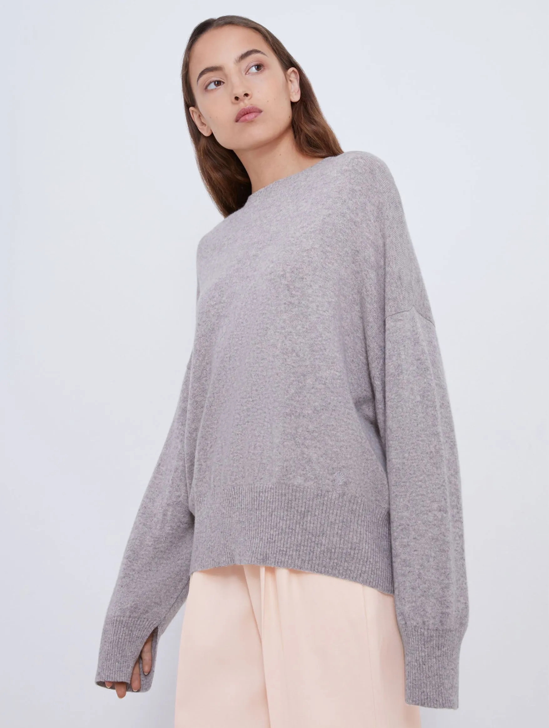 Anaa Cashmere Sweater in Bloom Melange