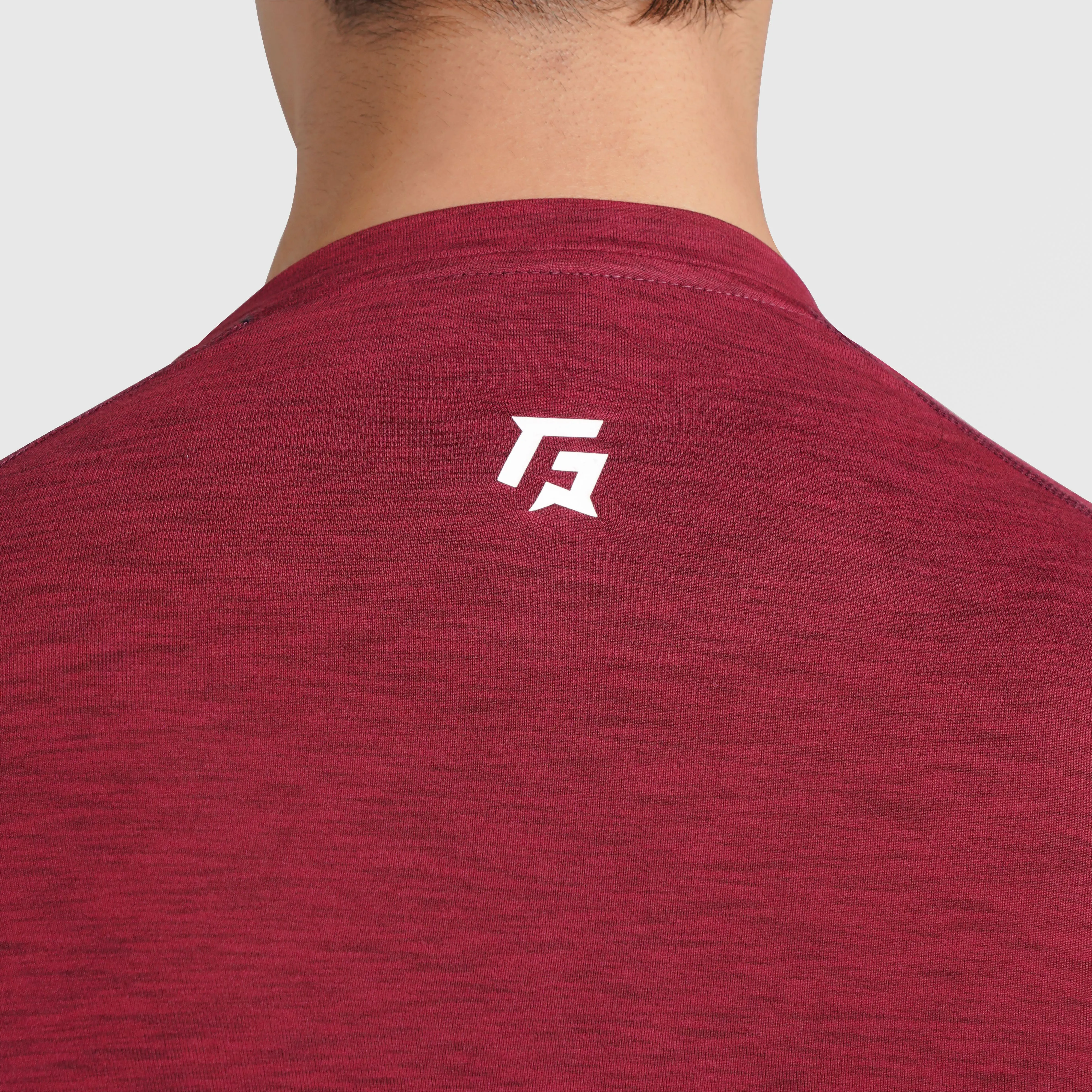 Armour Compression LongSleeves Tee (MLNG-Maroon)