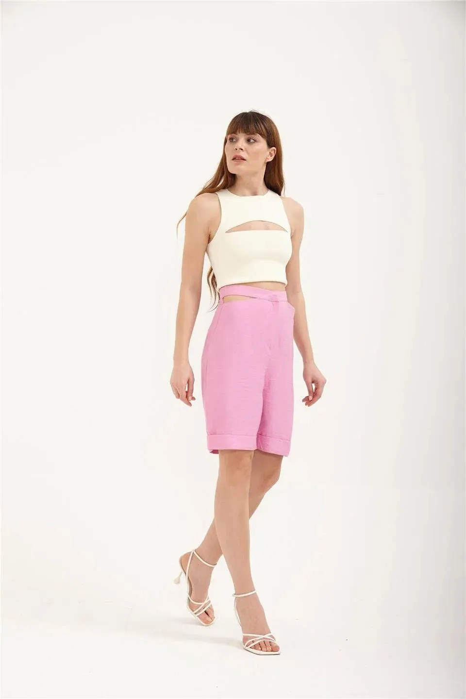 Aroura Shorts - Pastel Pink