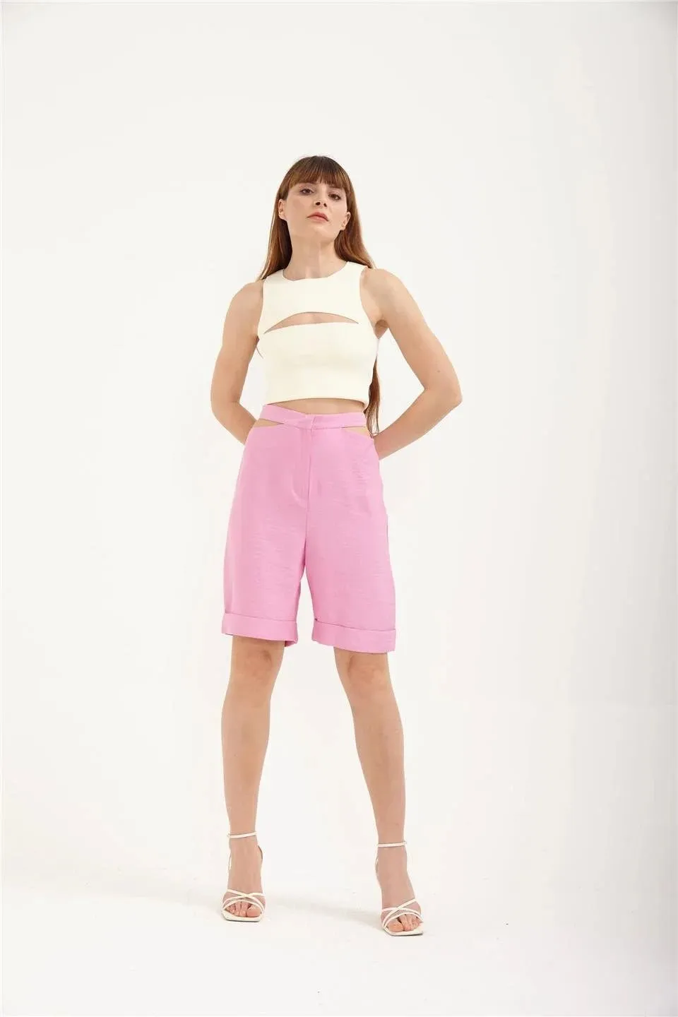 Aroura Shorts - Pastel Pink