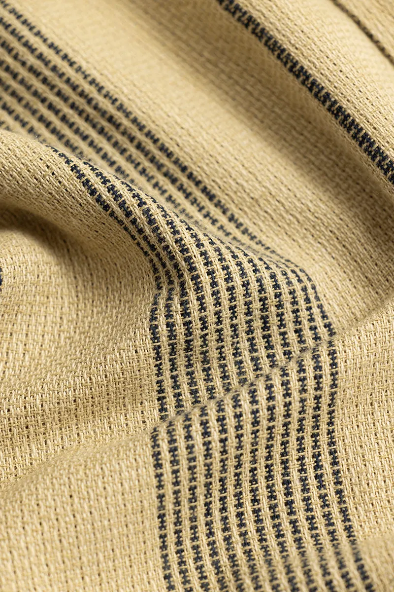 Astral Weave Stripe Beige Shirt