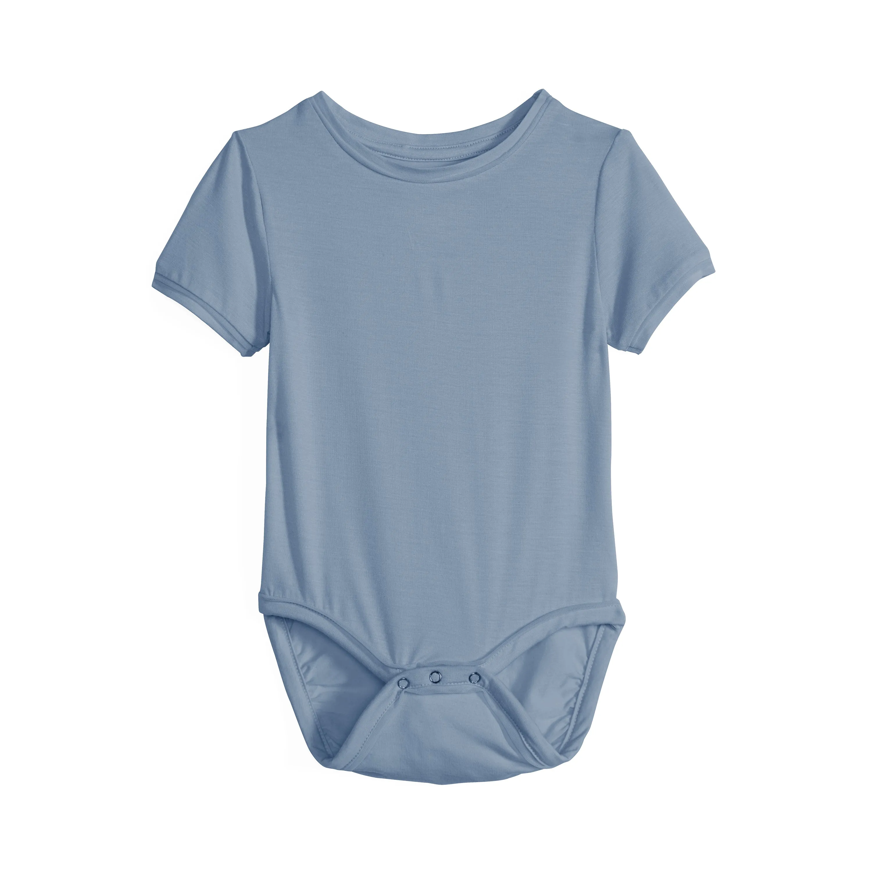 Baby Boys Cry-Free Short Sleeve Onesie with Piping