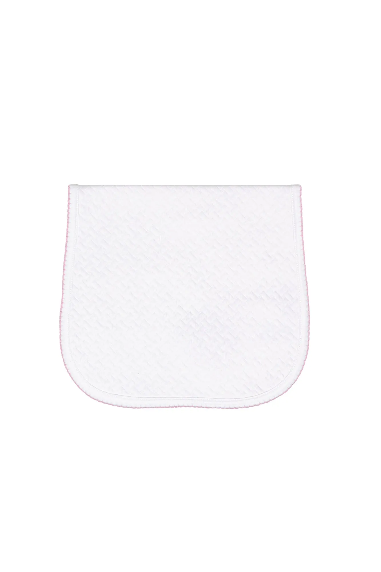 Basket Weave Baby Burp Cloth