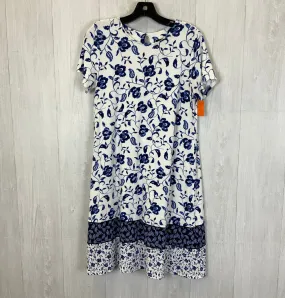 Blue & White Dress Casual Short J. Jill, Size Xs