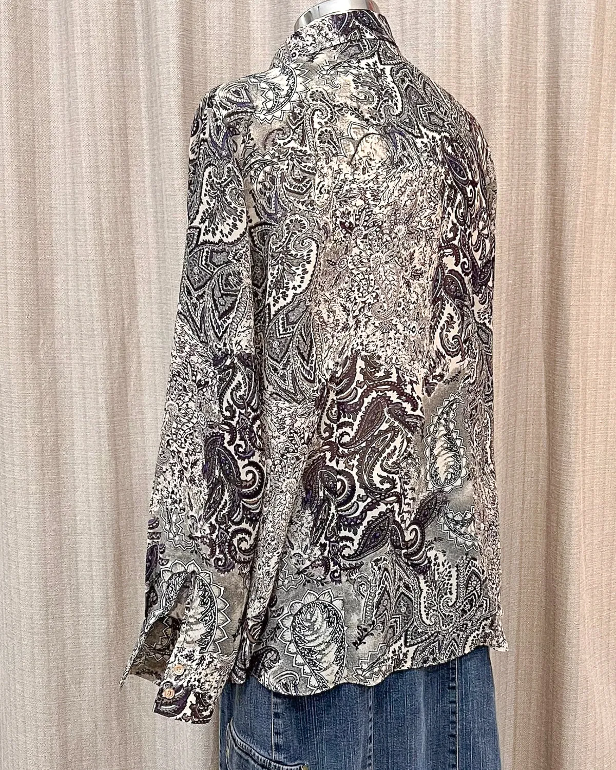 Blusa A Fiori Vintage - L