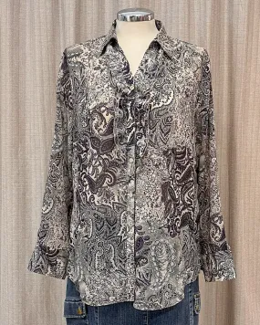 Blusa A Fiori Vintage - L