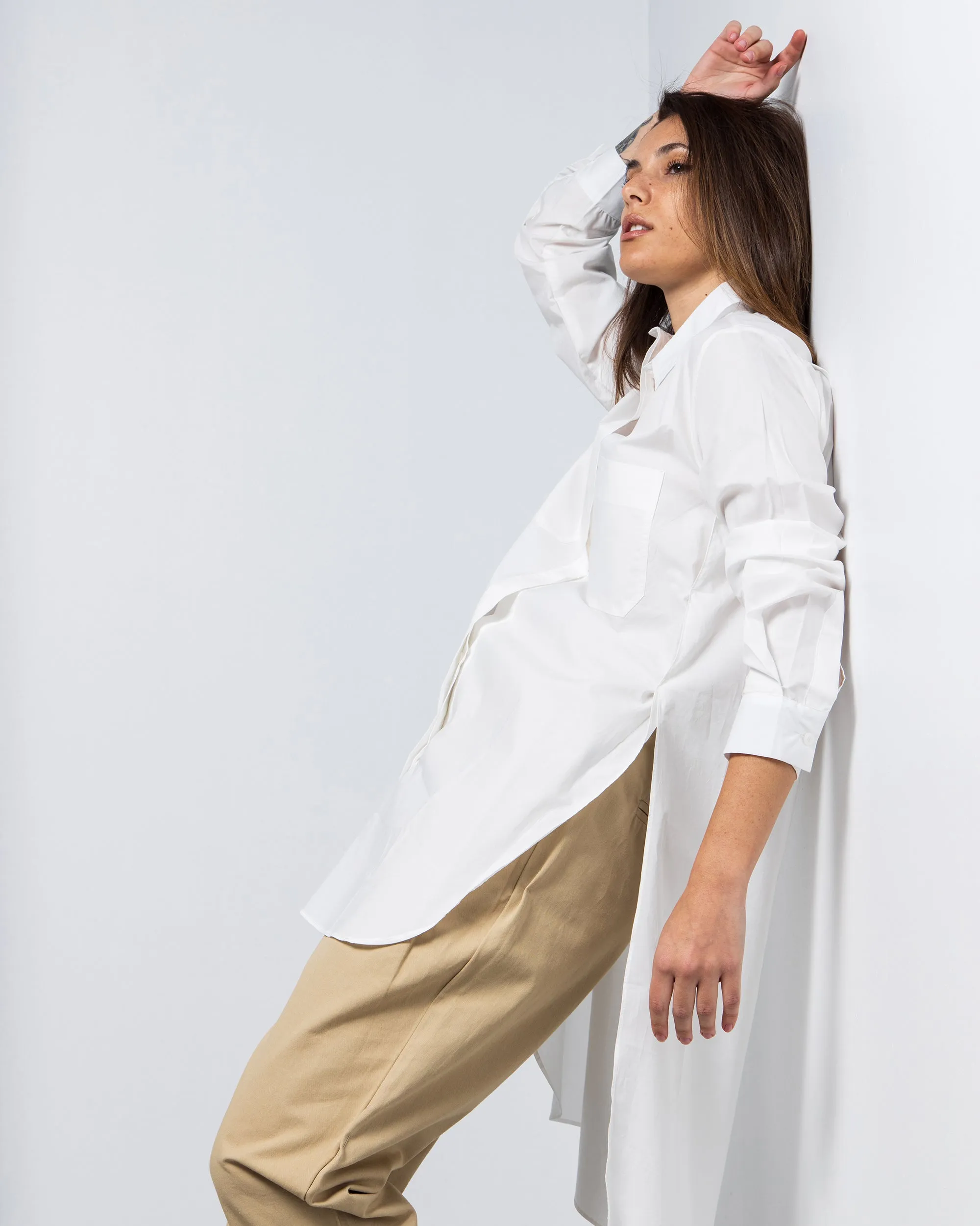 BUTTONED COTTON SHIRT 1844 - قميص