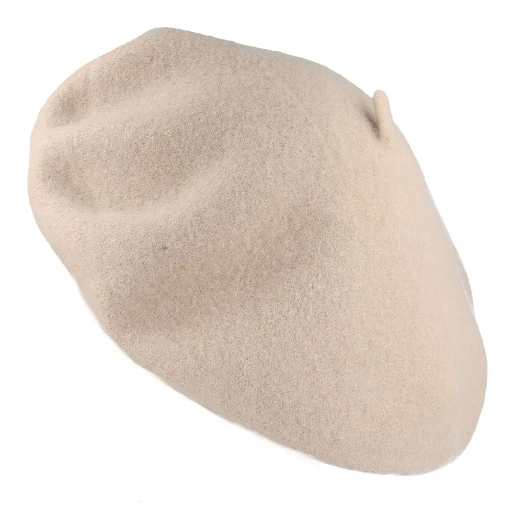 Camel 100% Wool Beret