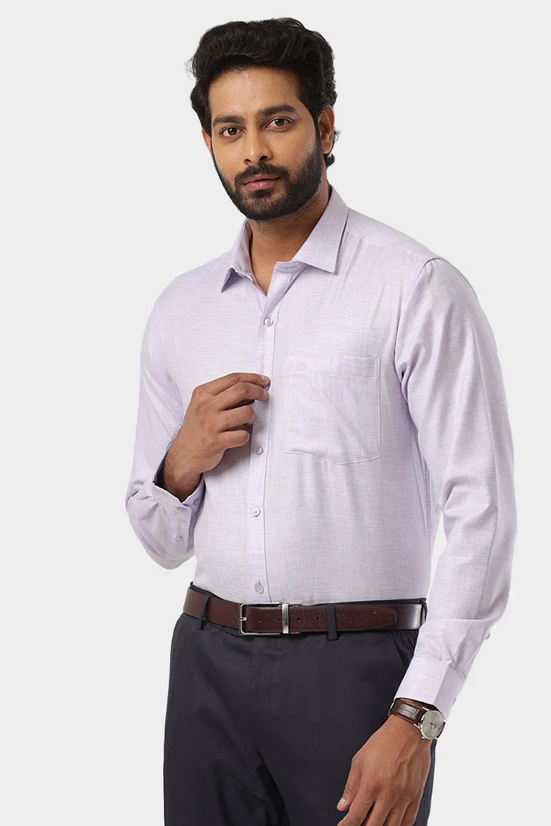 Cardiff - Purple Formal Shirt For Men | Ariser