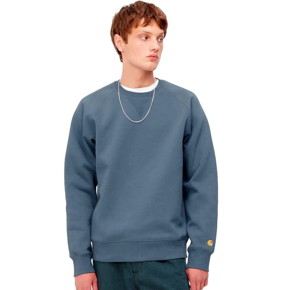 Carhartt Chase Sweat Storm Blue