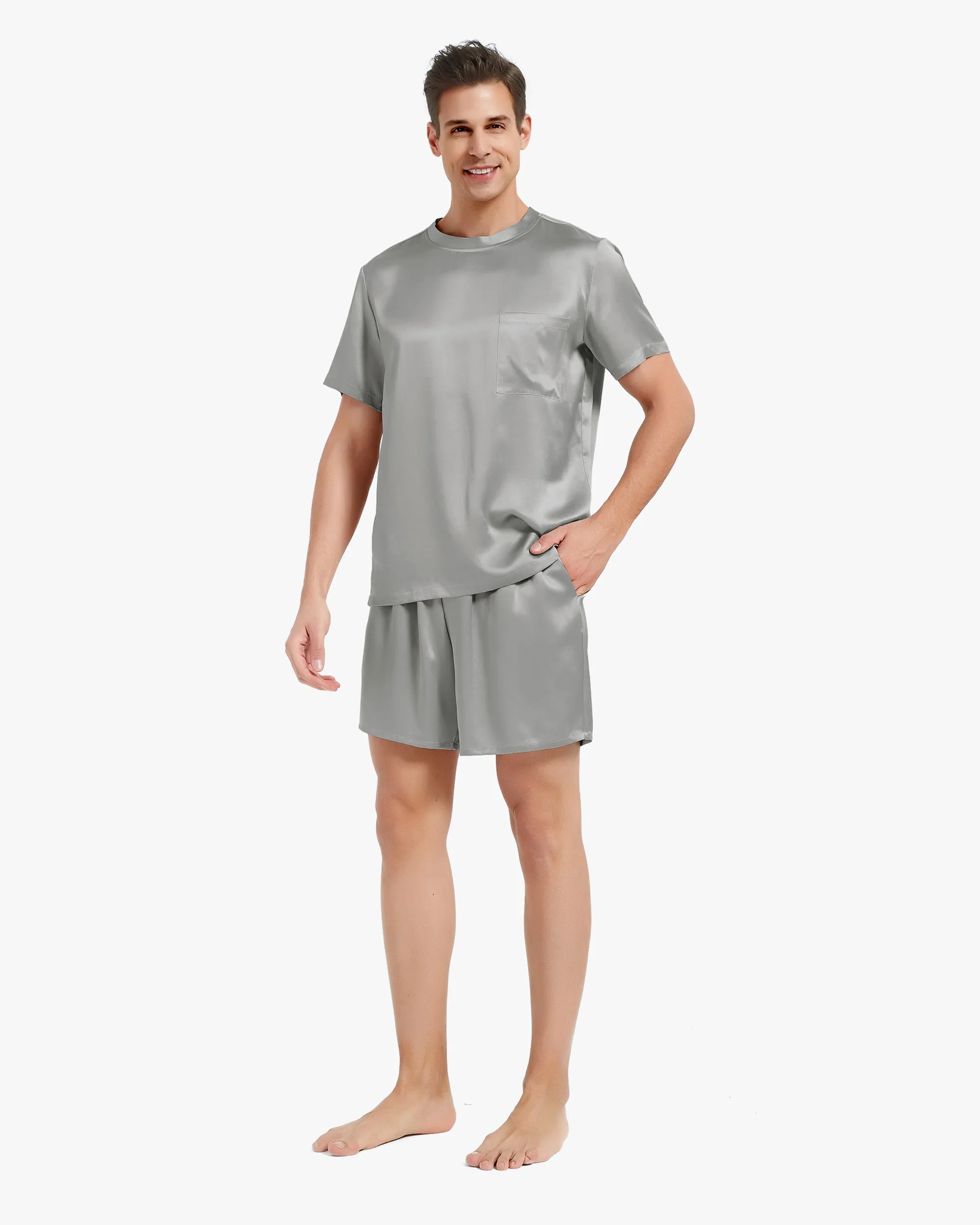 Casual Silk Short Pajamas