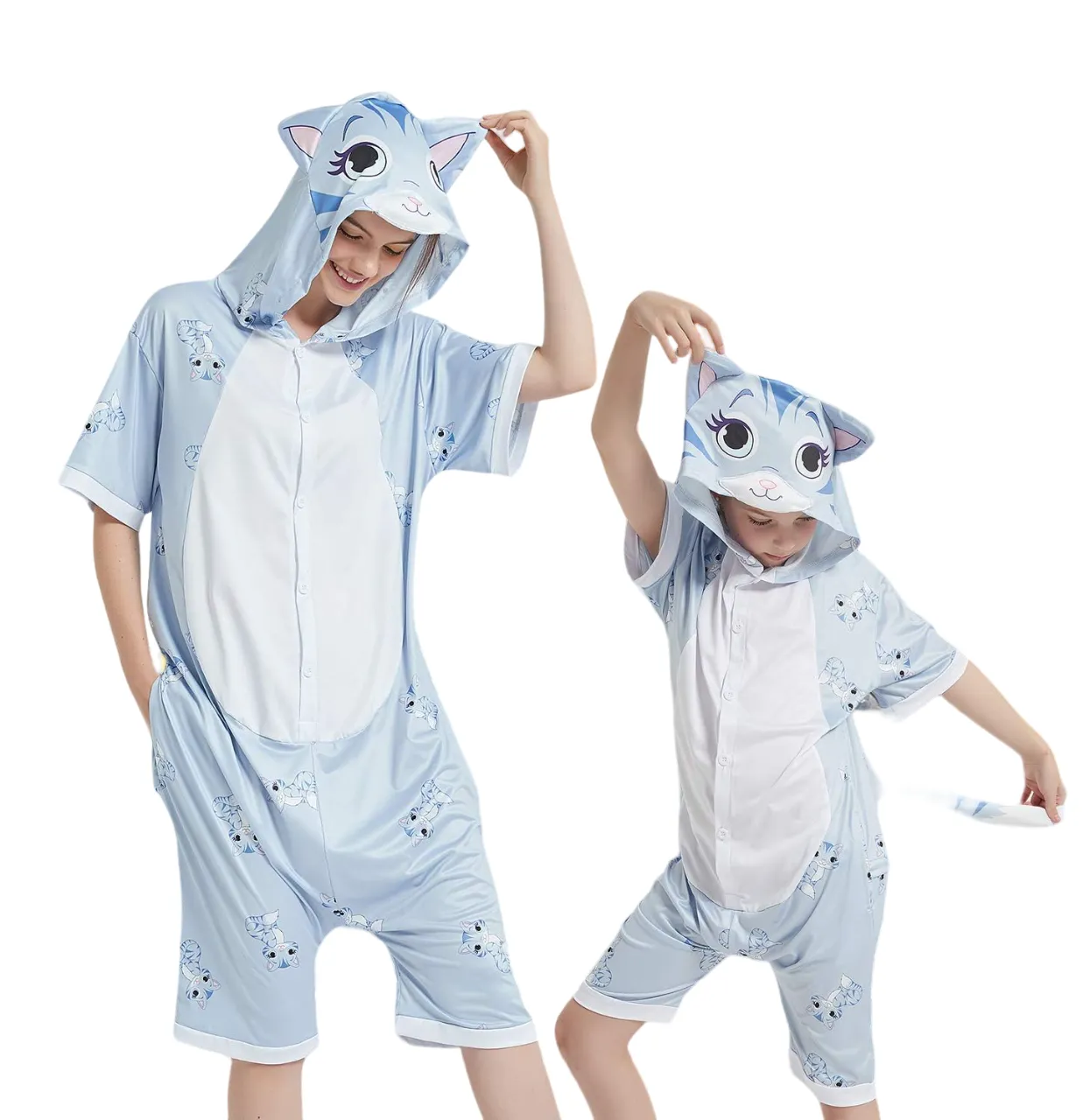 Cat Adult Summer Onesie