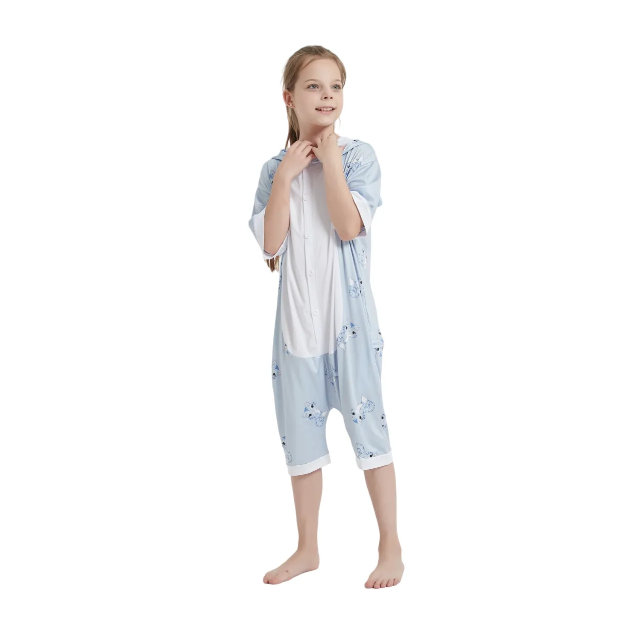 Cat Kids Summer Onesie