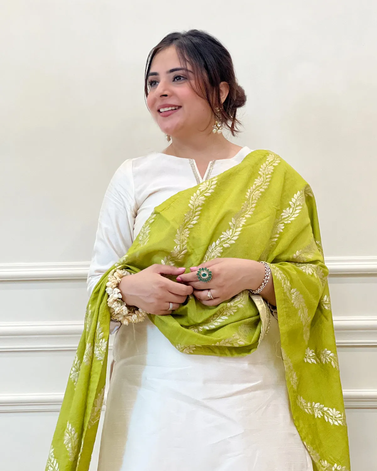 Chanderi Zari Dupatta