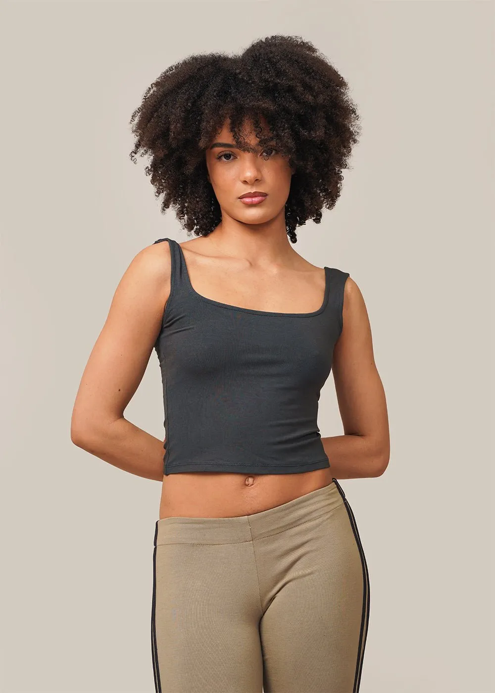 Charcoal Elys Top