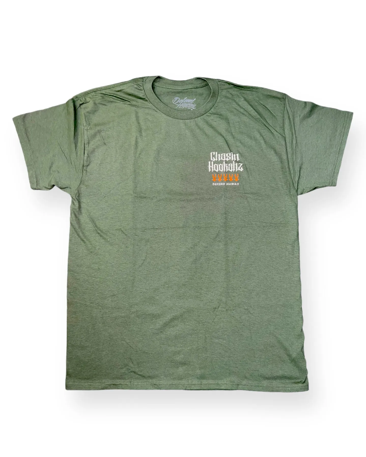 CHASIN' HOOKAHZ Military Green Tee