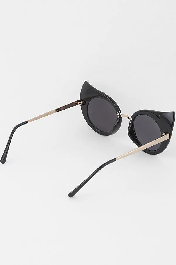 Coco Round Cat Eye Sunglasses