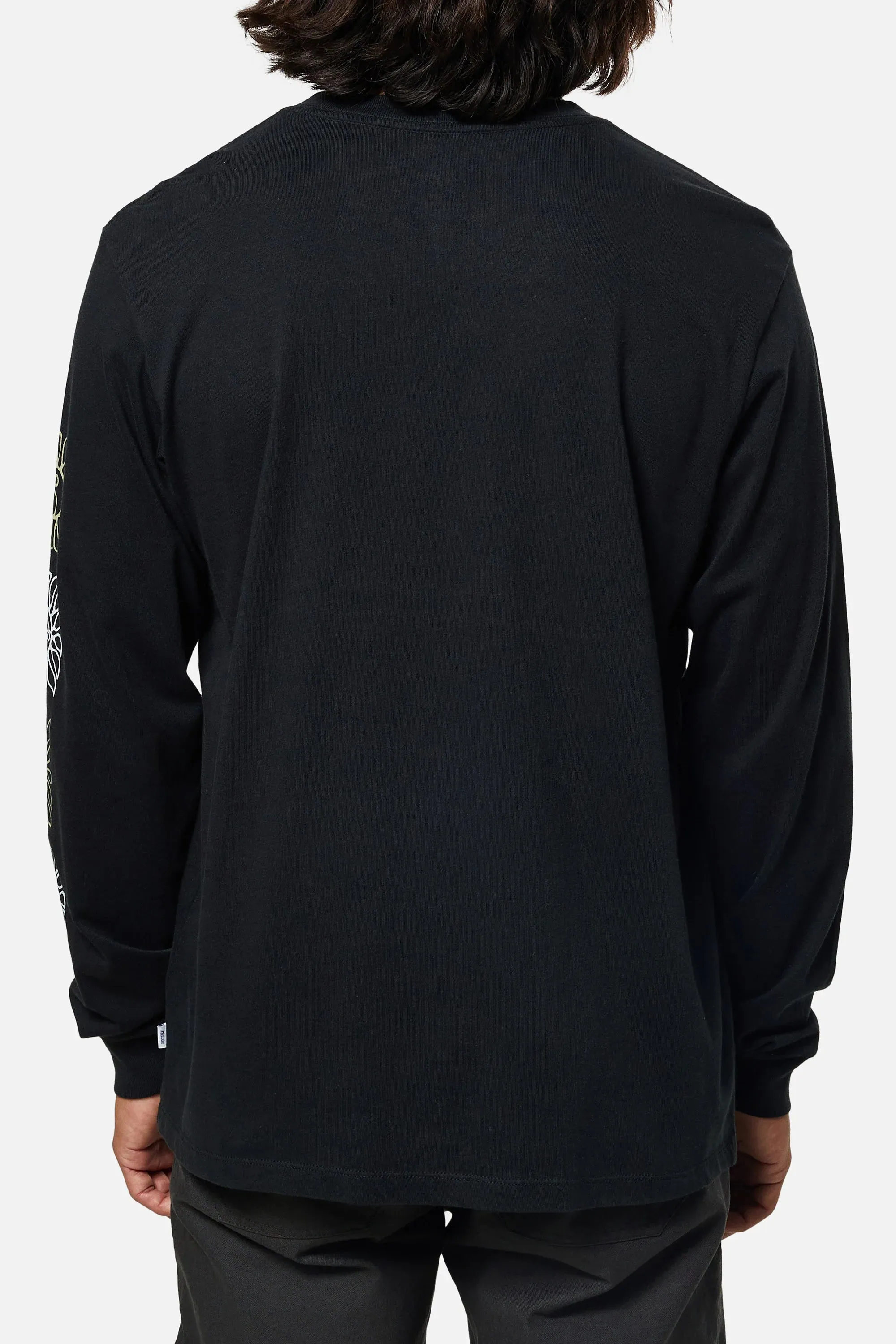 COMMUNAL LONG SLEEVE TEE - Black Wash