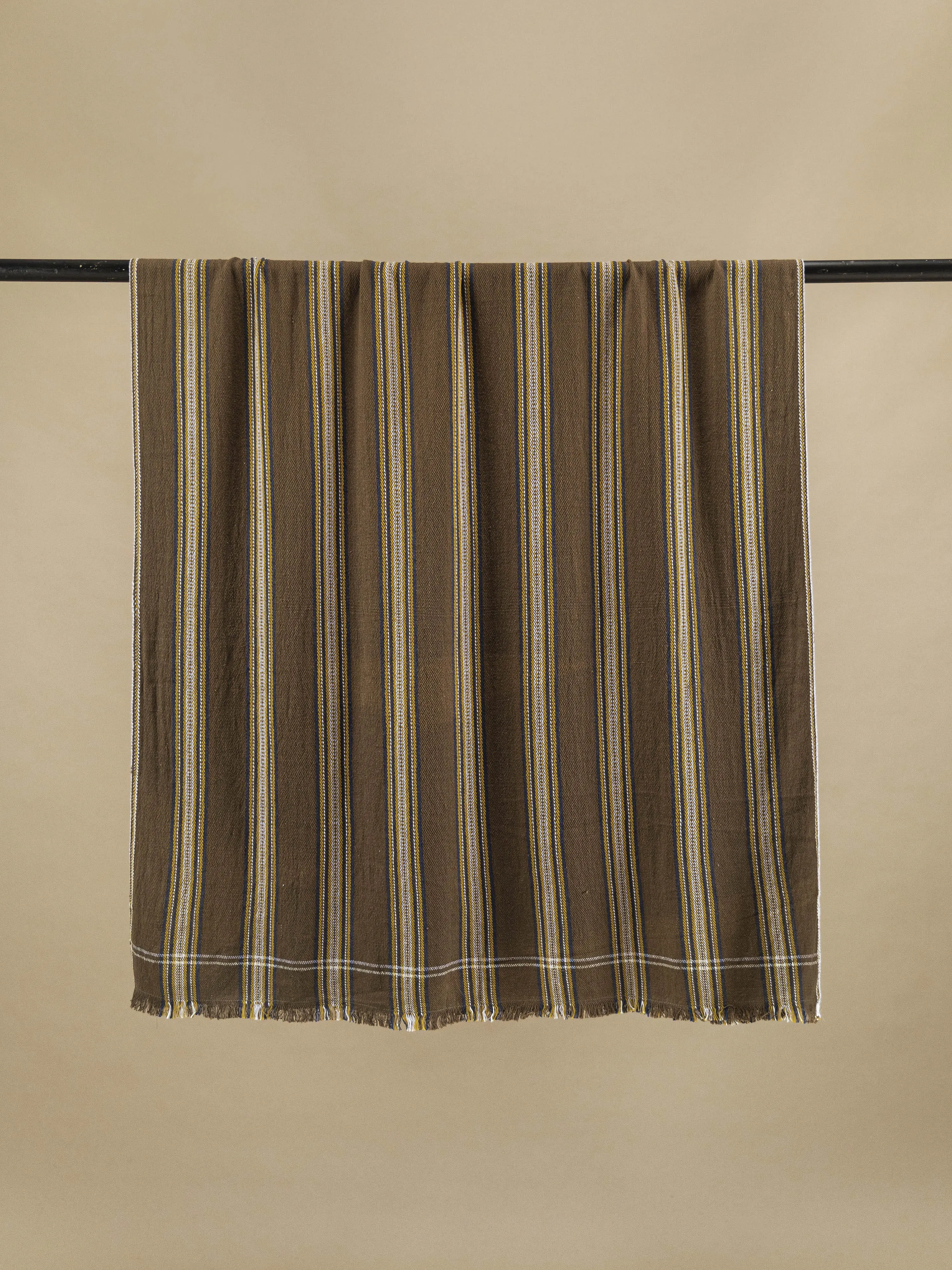 Cotton Plaid N°27 in Khaki - Moismont