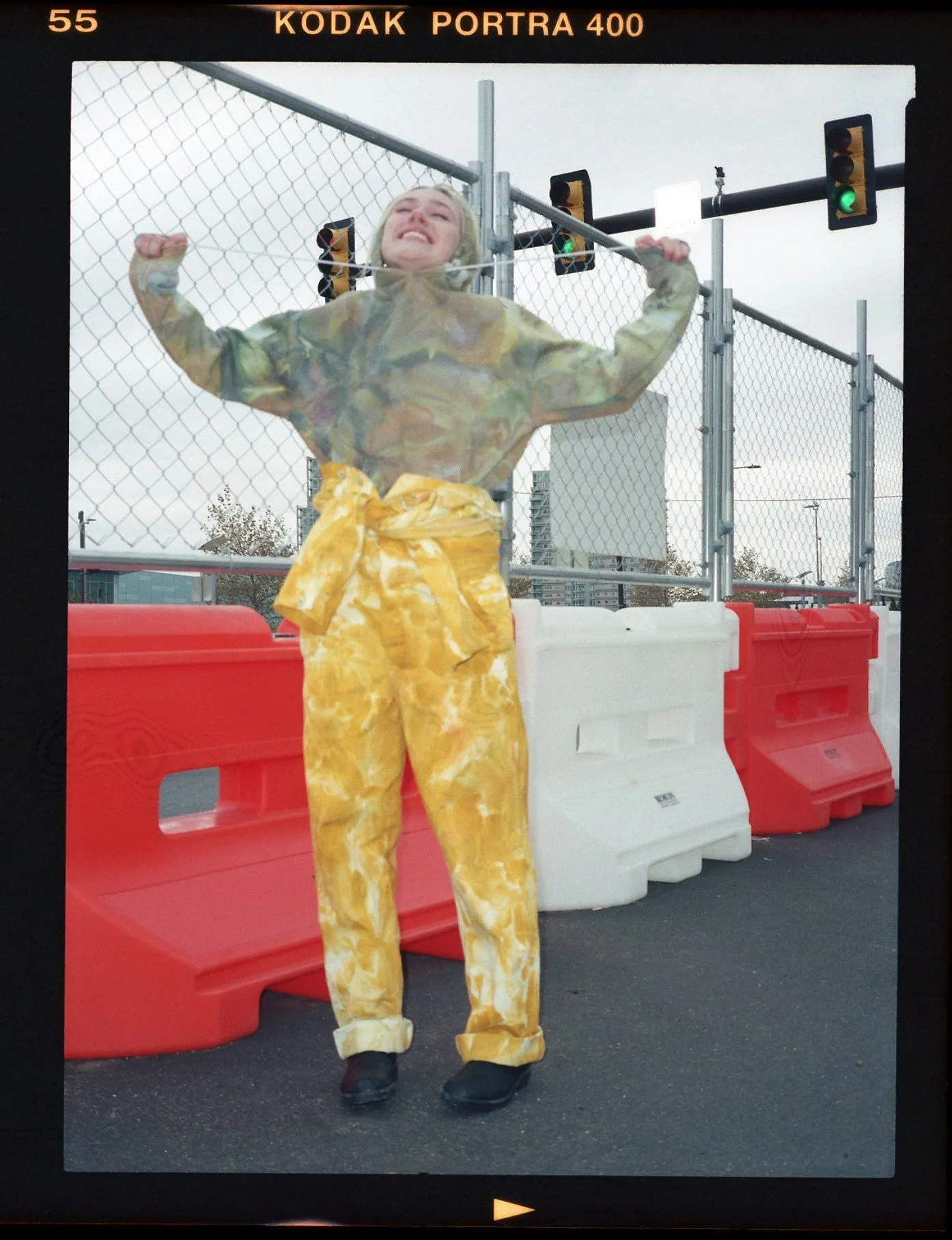 Coveralls in Mustard