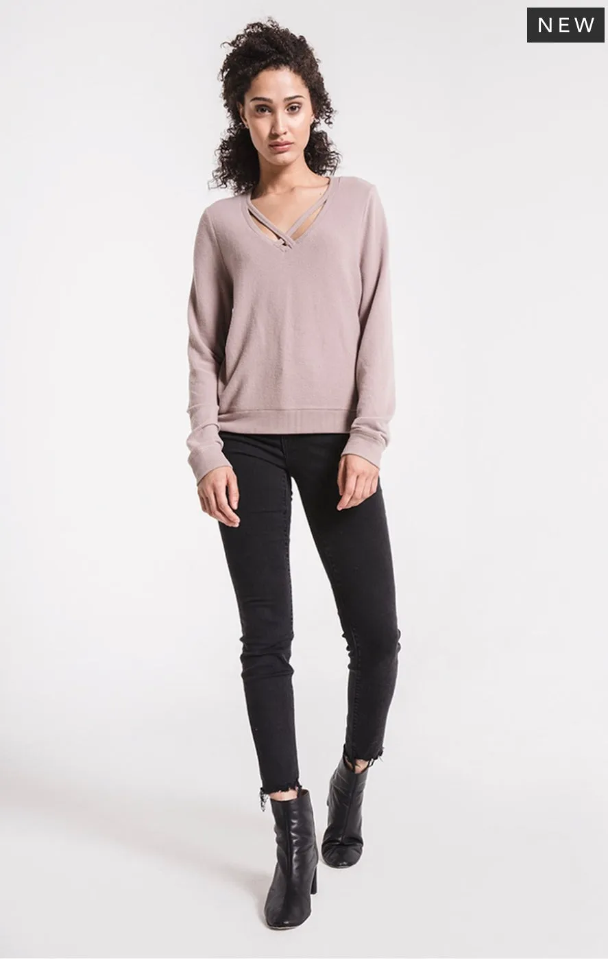 Cross Front Pullover