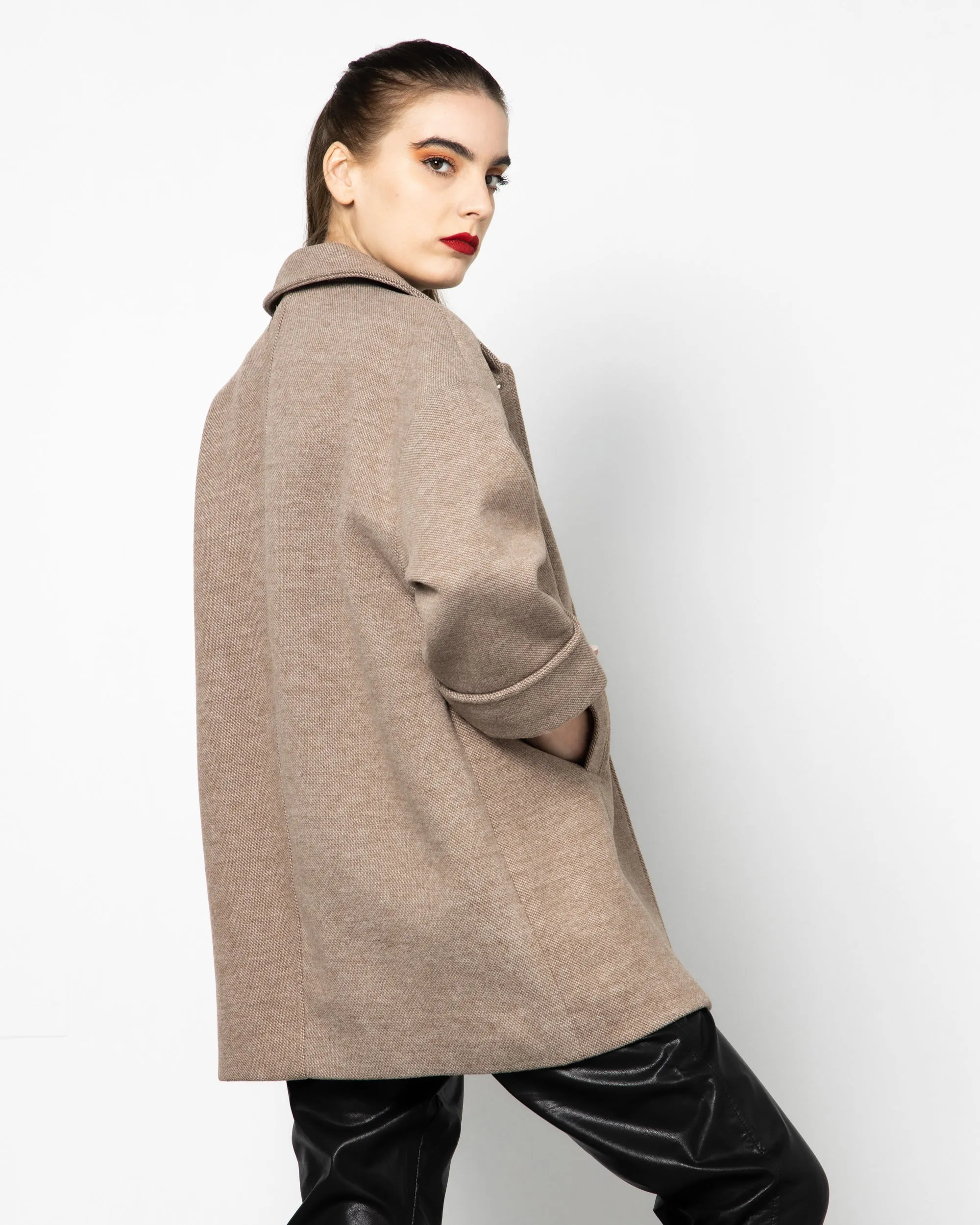 CUFF WRAP COAT 1797 - كوت