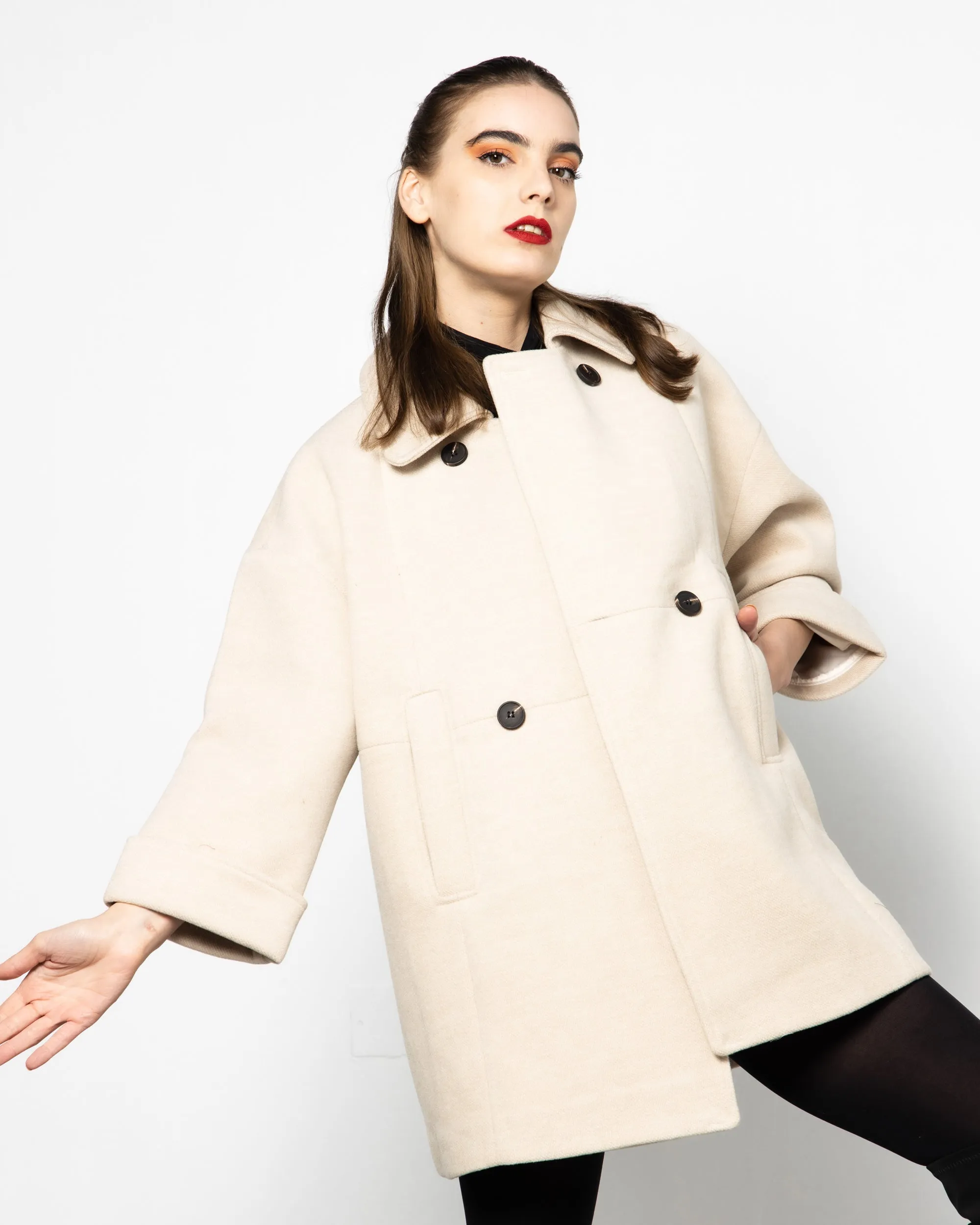 CUFF WRAP COAT 1797 - كوت