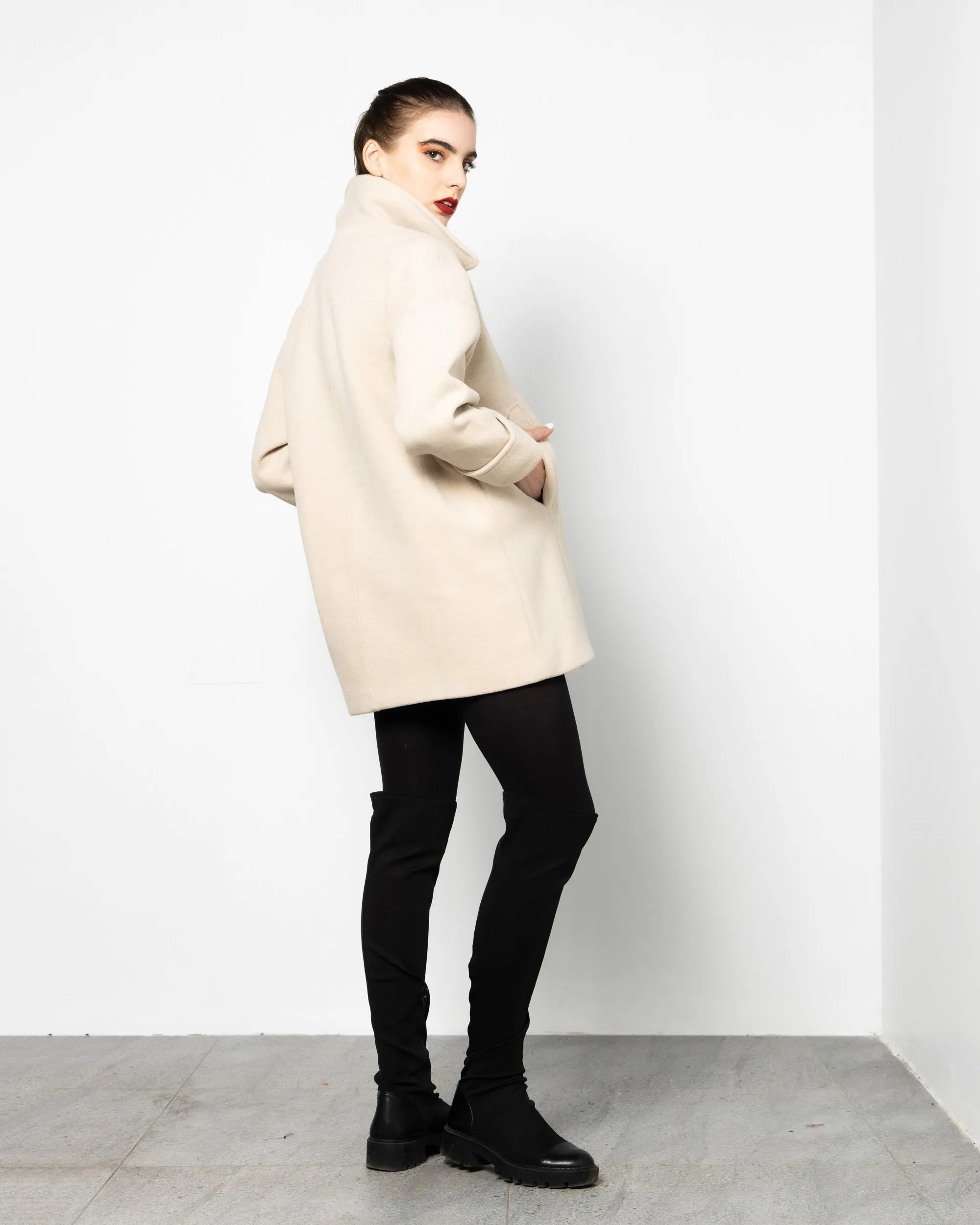 CUFF WRAP COAT 1797 - كوت