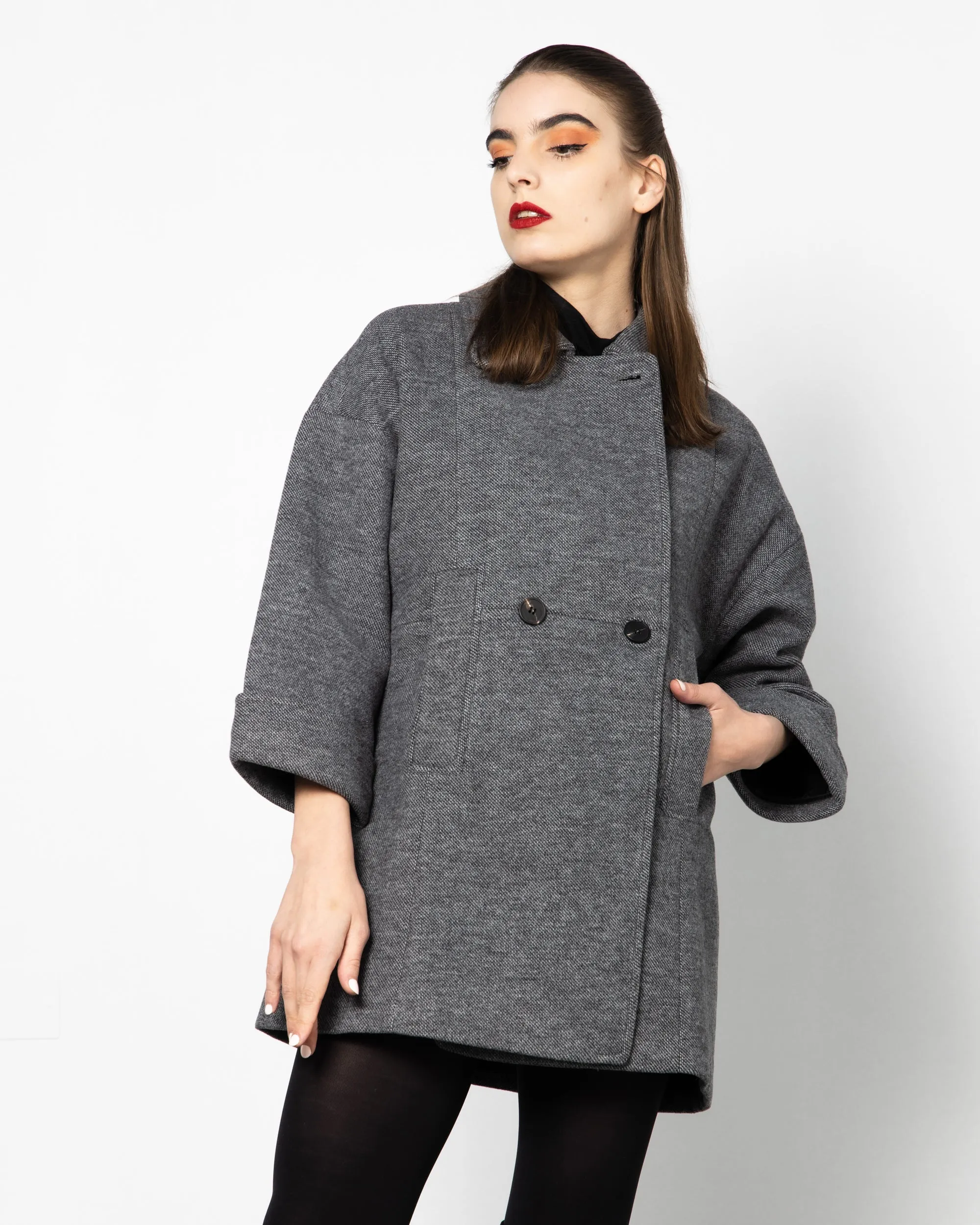 CUFF WRAP COAT 1797 - كوت