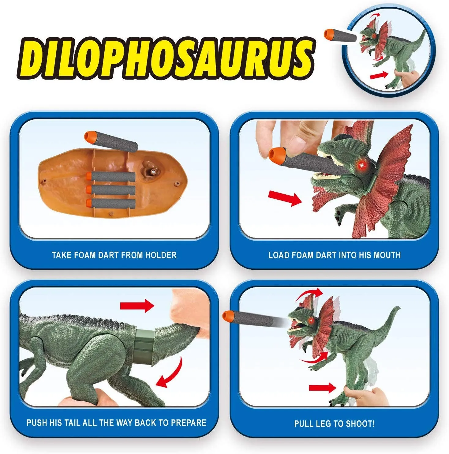 Dart Dilophosaurus