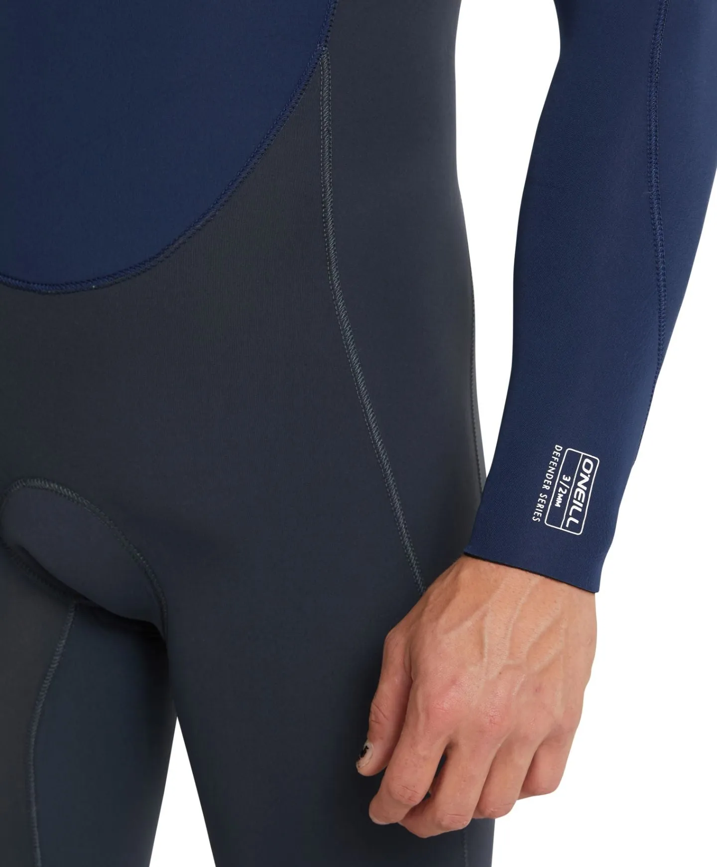 Defender 4/3mm Steamer Chest Zip Wetsuit - Gunmetal Navy