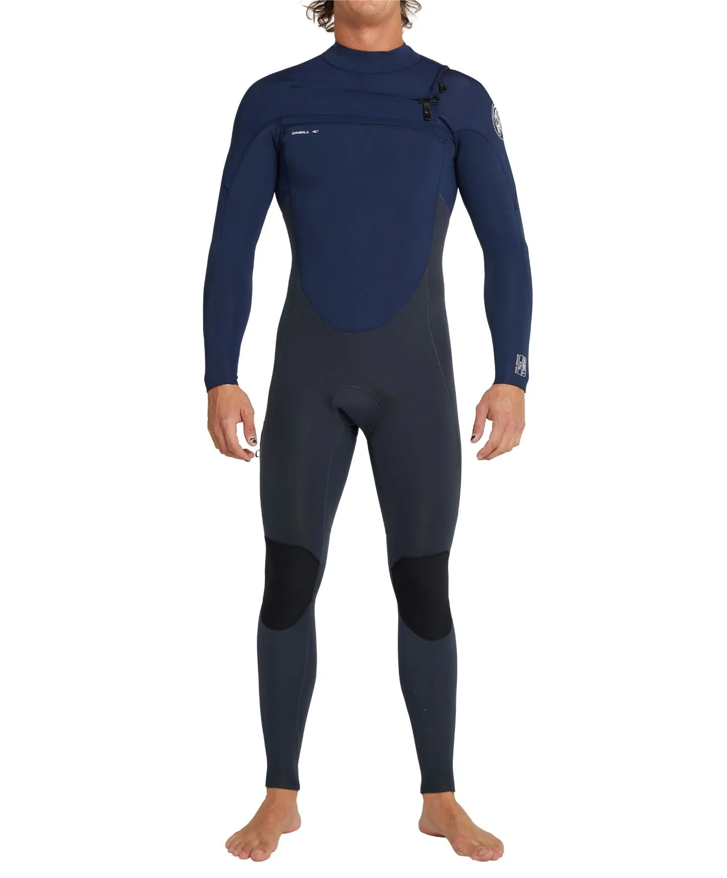 Defender 4/3mm Steamer Chest Zip Wetsuit - Gunmetal Navy