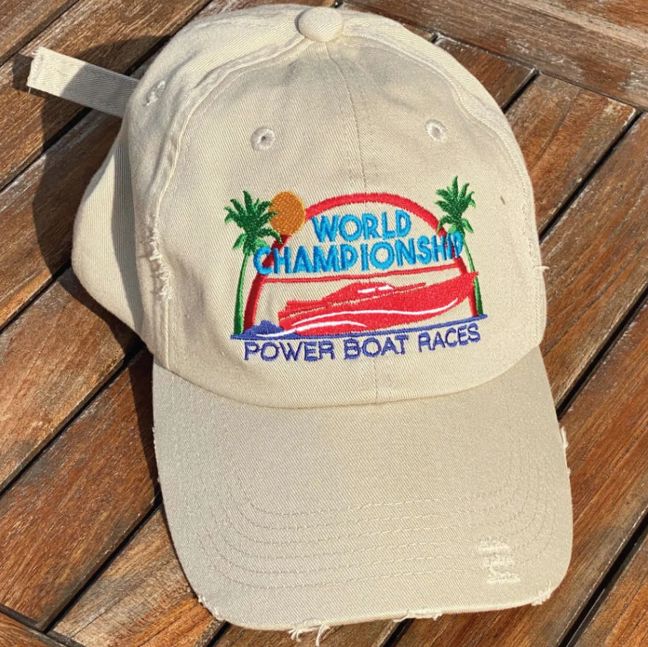 Distressed Power Boat Hat