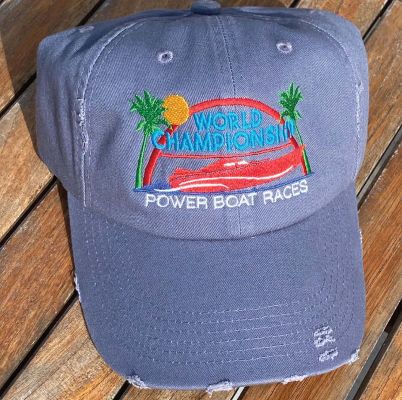 Distressed Power Boat Hat