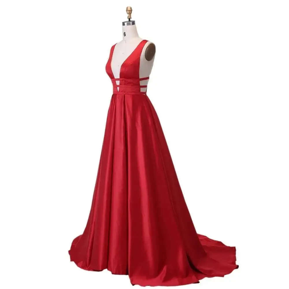 Dramatic Scarlet Gala Attire