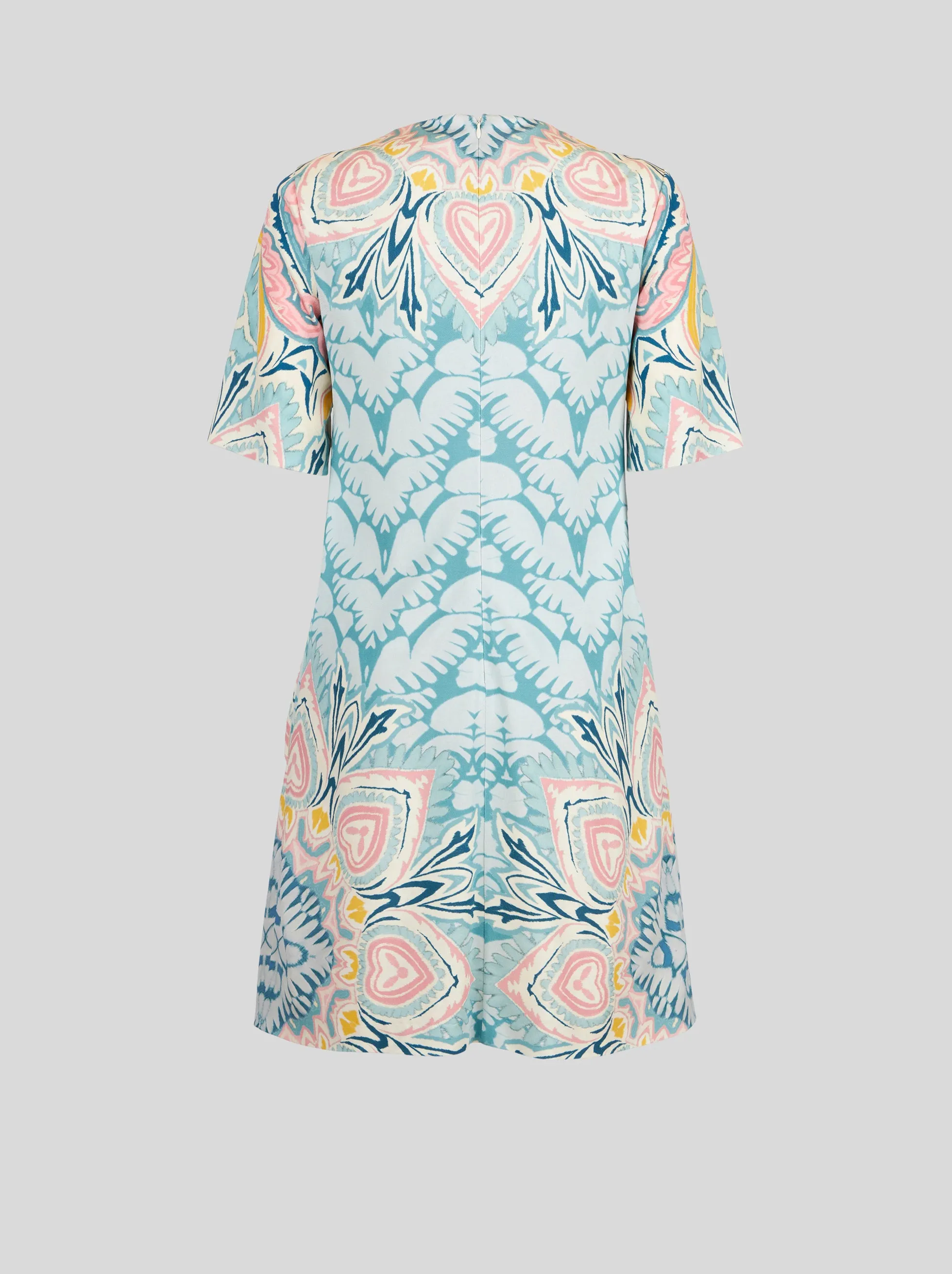 Dress - Turquoise/Pink/Yellow